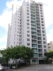 1448 Young St, Unit 1608 in Honolulu, HI - Foto de edificio - Building Photo