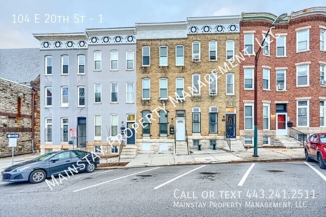 104 E 20th St in Baltimore, MD - Building Photo - Building Photo