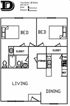 Windcrest On Windview in Houston, TX - Building Photo - Floor Plan