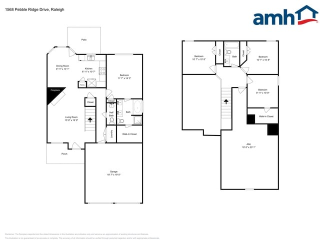 1568 Pebble Ridge Dr in Raleigh, NC - Foto de edificio - Building Photo
