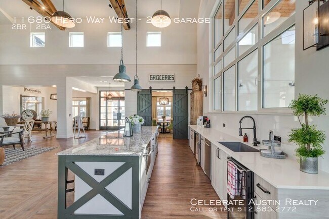 11680 Hero Way W-Unit -222 garage in Leander, TX - Building Photo - Building Photo