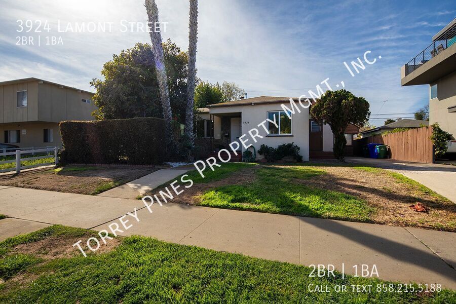 3924 Lamont St in San Diego, CA - Building Photo