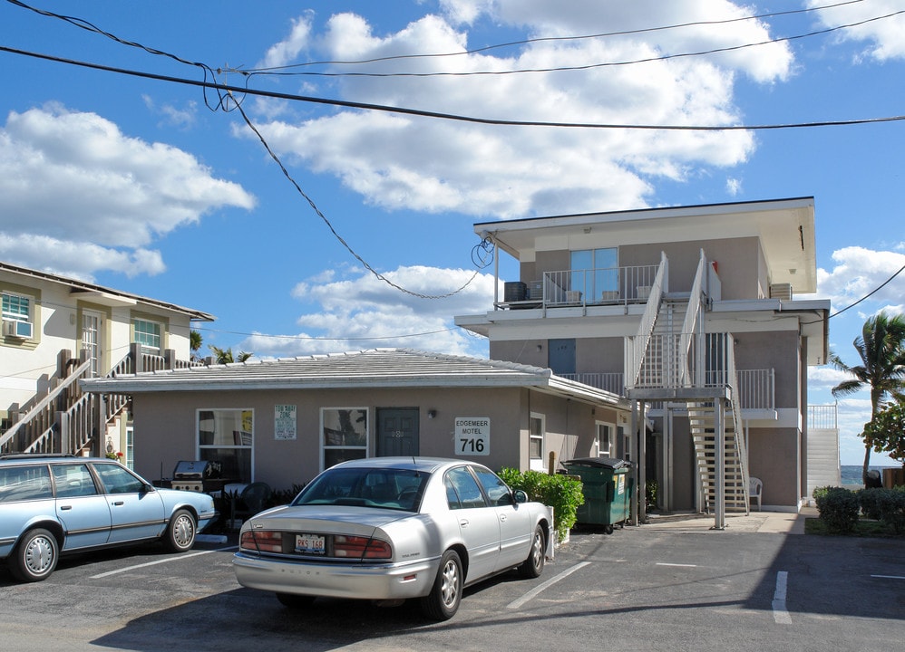 Edgemeer Motel in Pompano Beach, FL - Foto de edificio