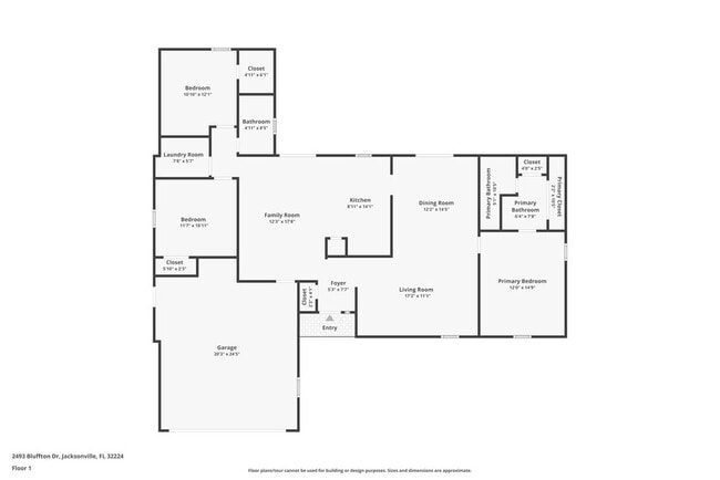 2493 Bluffton Dr in Jacksonville, FL - Foto de edificio - Building Photo