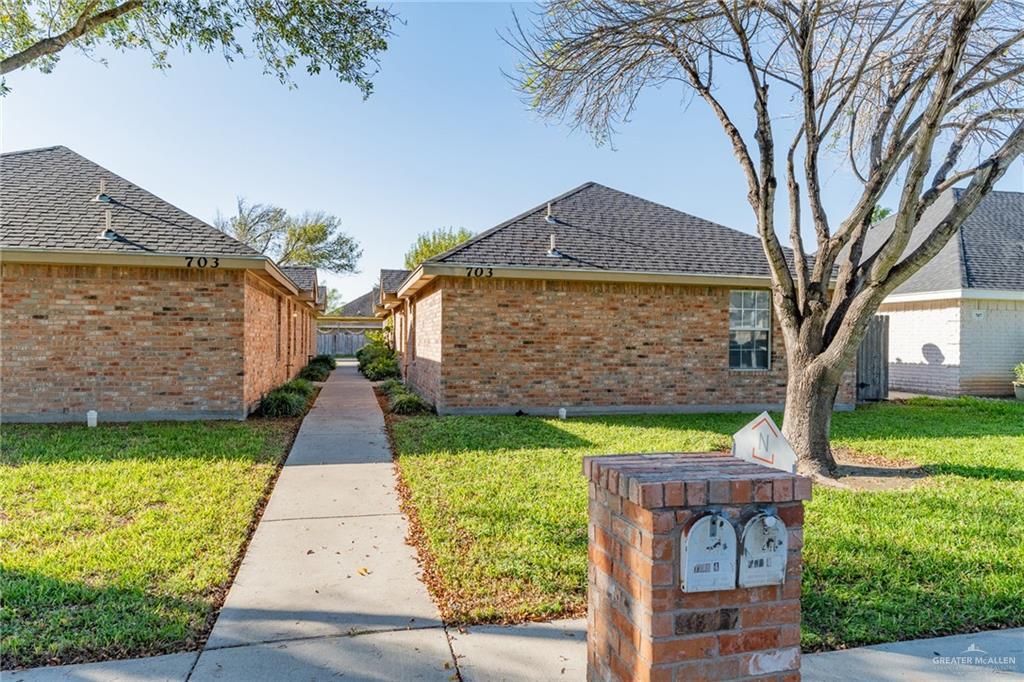 703 Agate St-Unit -A in Edinburg, TX - Building Photo