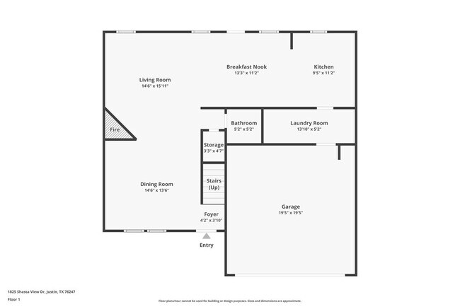 1825 Shasta View Dr in Justin, TX - Foto de edificio - Building Photo