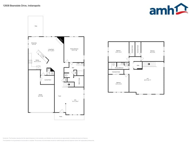 12608 Bearsdale Dr in Indianapolis, IN - Foto de edificio - Building Photo