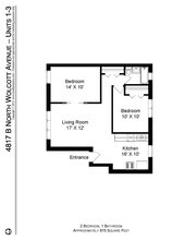 4817 N Wolcott Ave, Unit 2B in Chicago, IL - Foto de edificio - Building Photo