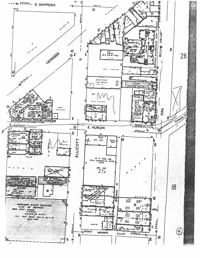68-74 E Huron St in Buffalo, NY - Building Photo - Floor Plan