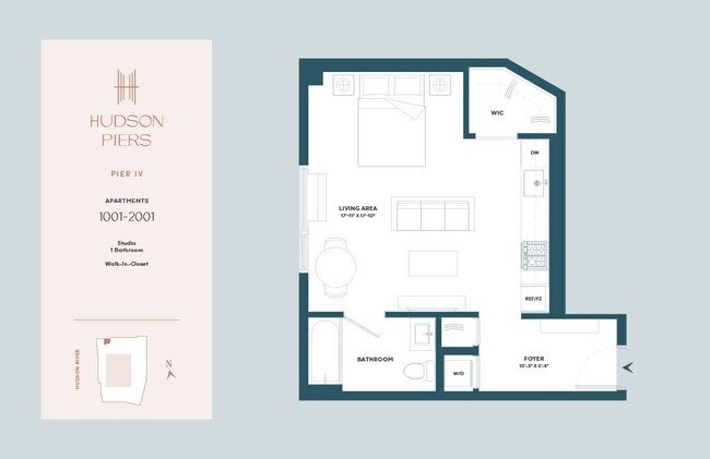 Hudson Piers in Yonkers, NY - Foto de edificio - Floor Plan