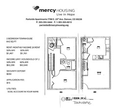 Parkside Apartments in Denver, CO - Building Photo - Floor Plan