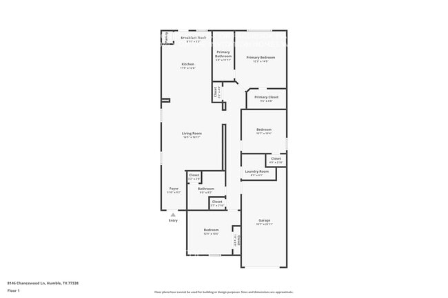 8146 Chancewood Ln in Humble, TX - Foto de edificio - Building Photo