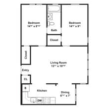 West Park Apartments in Syracuse, NY - Building Photo - Floor Plan