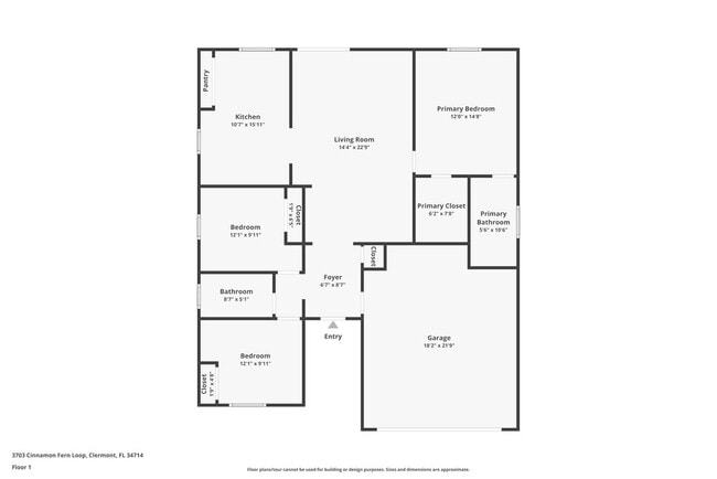 3703 Cinnamon Fern Loop in Clermont, FL - Building Photo - Building Photo