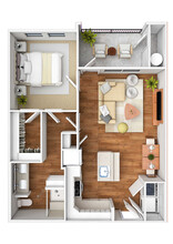 Mariposa at Communications Parkway in Plano, TX - Foto de edificio - Floor Plan