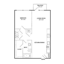 Birchway Quarry Falls in Fort Worth, TX - Foto de edificio - Floor Plan
