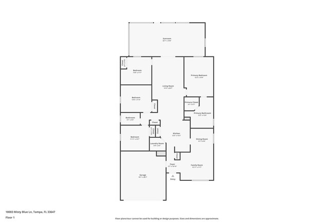 18003 Misty Blue Ln in Tampa, FL - Foto de edificio - Building Photo