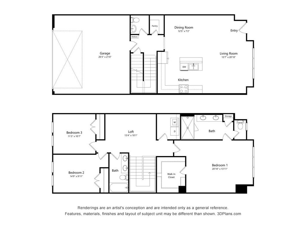 The Louise and The Louise Townhomes in Arlington, TX
