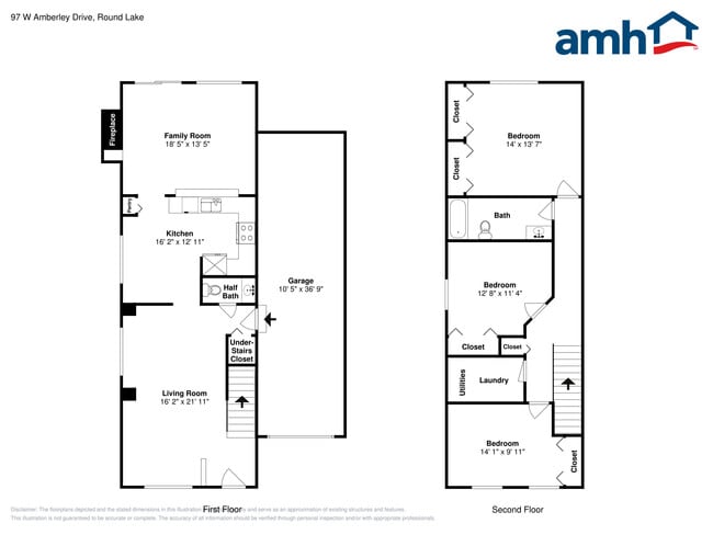 97 W Amberley Drive in Round Lake, IL - Building Photo - Building Photo