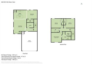 9348 NW 124th St in Yukon, OK - Building Photo - Building Photo