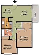 Pleasant Run Apartments in Cincinnati, OH - Building Photo - Floor Plan