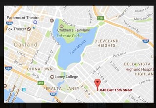 848 E 15th St, Unit B in Oakland, CA - Foto de edificio - Building Photo