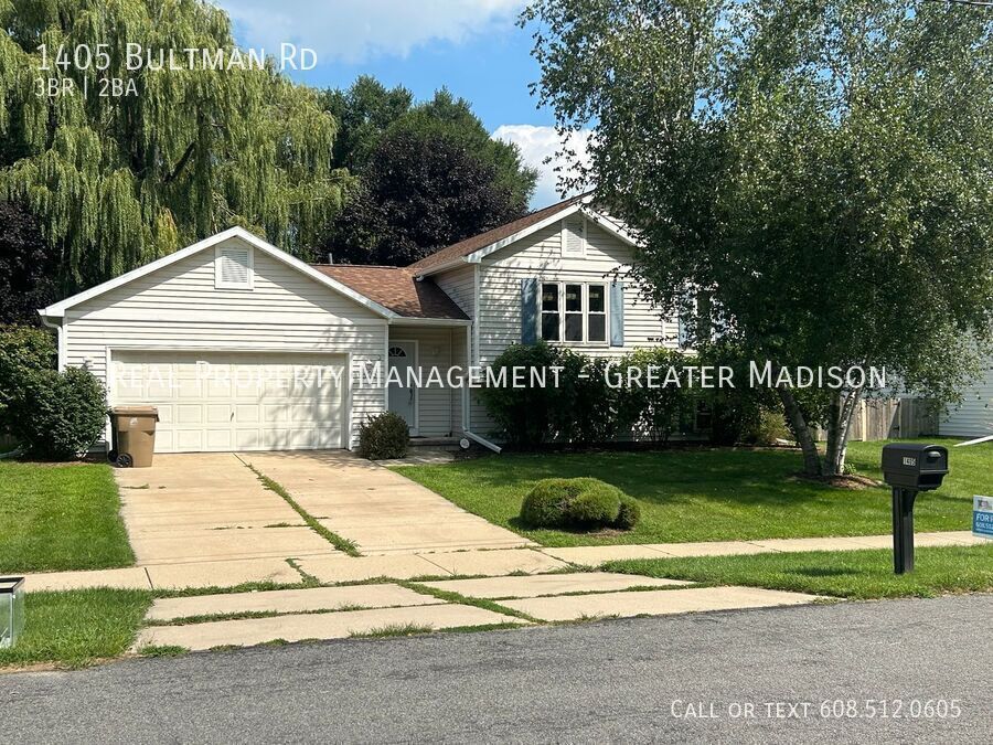 1405 Bultman Rd in Madison, WI - Foto de edificio
