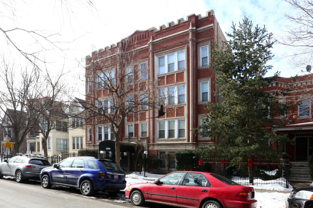 4866 North Magnolia in Chicago, IL - Foto de edificio