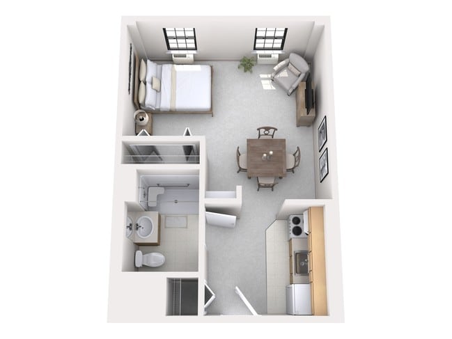 Senior Suites of Fay's Point in Blue Island, IL - Building Photo - Floor Plan
