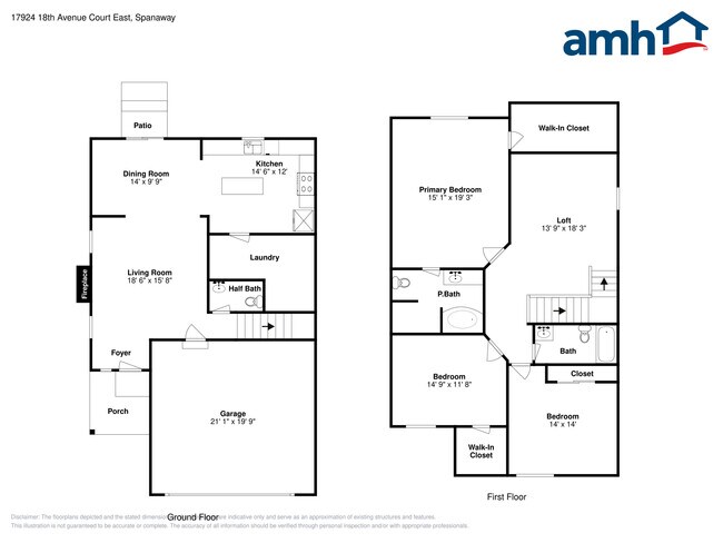 17924 18th Ave Ct E in Spanaway, WA - Foto de edificio - Building Photo