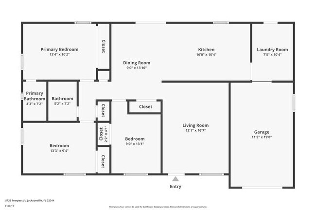 5726 Tempest St in Jacksonville, FL - Foto de edificio - Building Photo