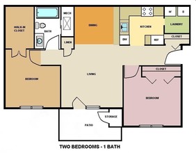 Burlington Square Apartments in Omaha, NE - Building Photo - Floor Plan