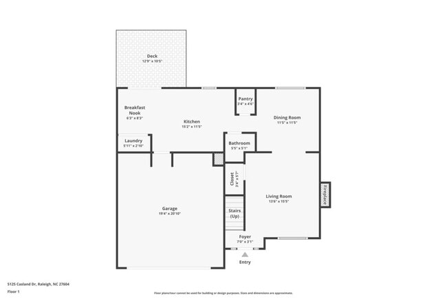 5125 Casland Dr in Raleigh, NC - Foto de edificio - Building Photo