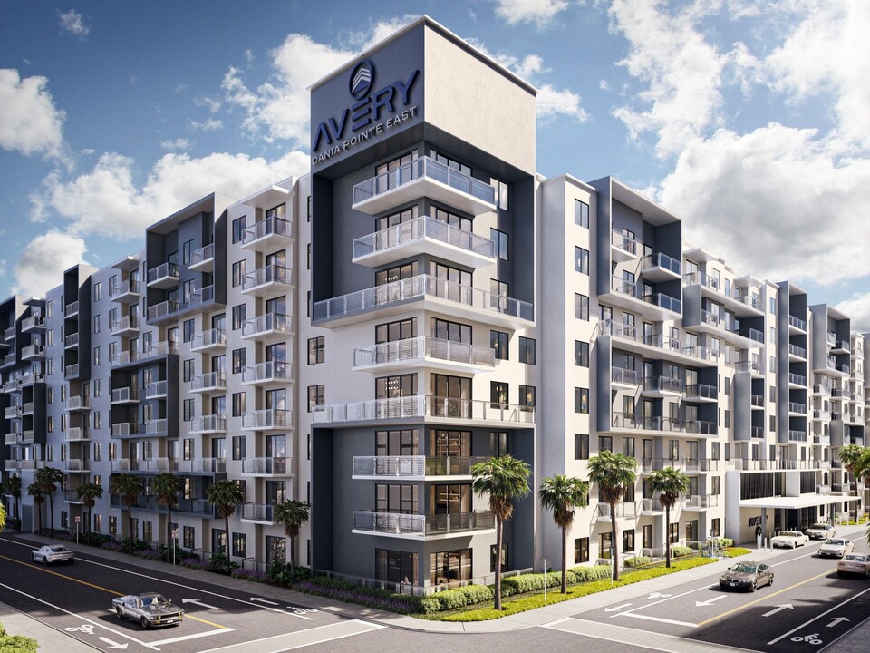 Avery Dania Pointe East Apartments in Dania Beach, FL - Building Photo