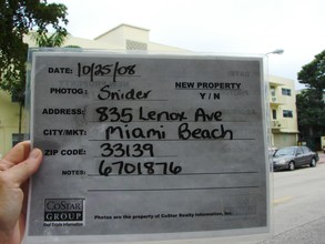 835 Lenox Ave in Miami Beach, FL - Building Photo - Other