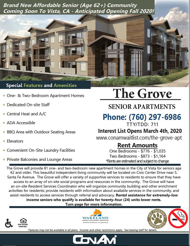 The Grove +62 Senior Community in Vista, CA - Building Photo - Building Photo