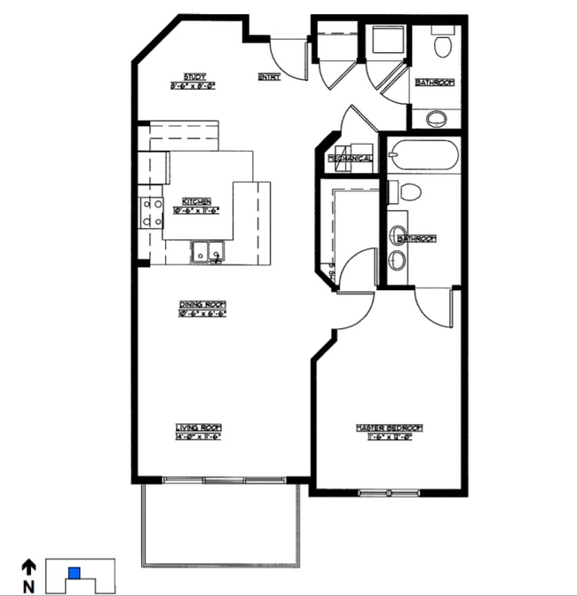 property at 1070 Grandview Ct NE