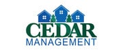 Property Management Company Logo Cedar Management, Inc.