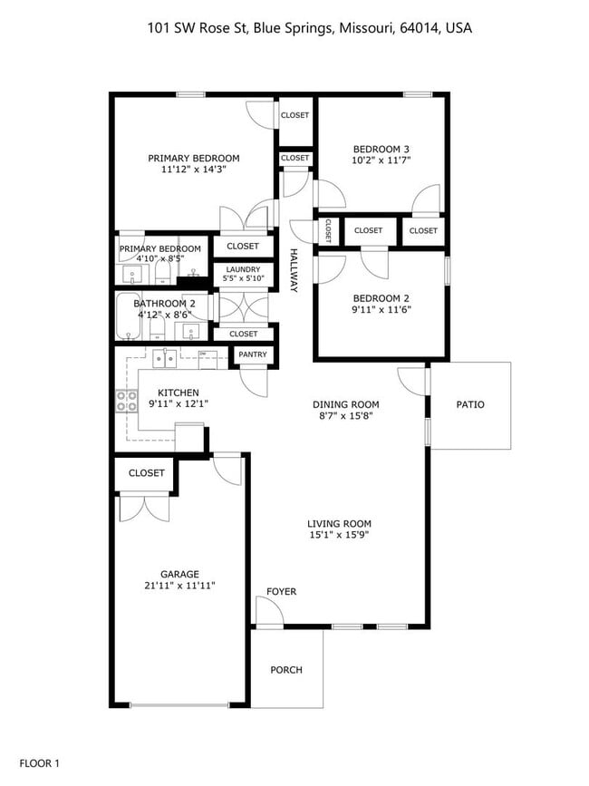 101 SW Rose St in Blue Springs, MO - Building Photo - Building Photo