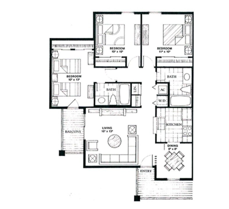 218 North Texas Blvd, Unit Eagle's Landing in Denton, TX - Foto de edificio
