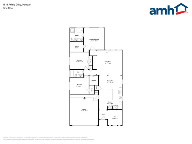 1811 Adella Dr, Unit #1 in Houston, TX - Building Photo - Building Photo