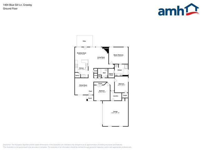1404 Blue Gill Ln in Crowley, TX - Foto de edificio - Building Photo