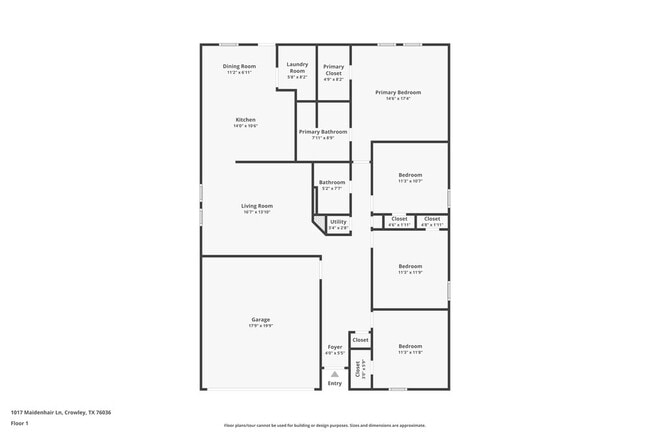 1017 Maidenhair Ln, Unit 156 in Crowley, TX - Foto de edificio - Building Photo