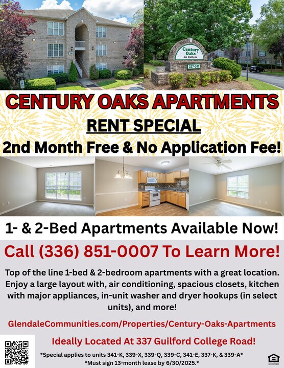 Century Oaks on College in Greensboro, NC - Foto de edificio