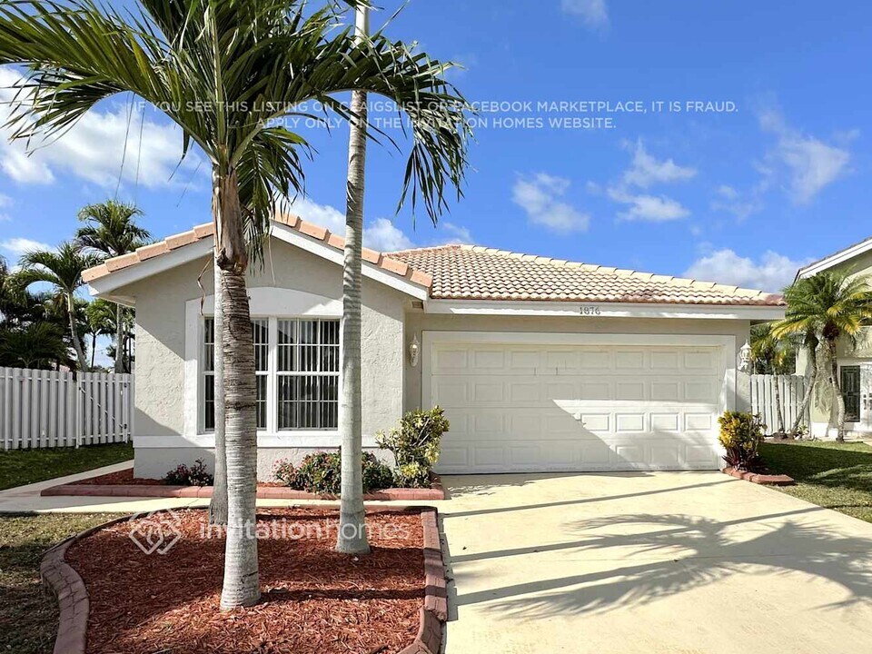 1876 SW 177th Terrace in Miramar, FL - Building Photo