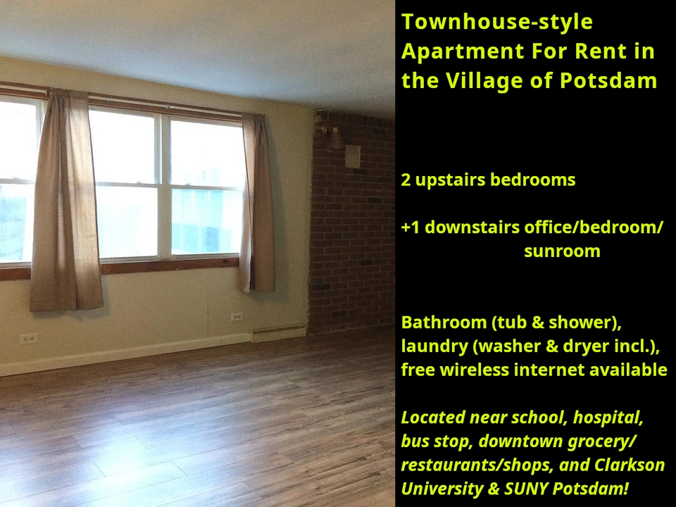 16 Lawrence Ave, Unit 1 in Potsdam, NY - Building Photo