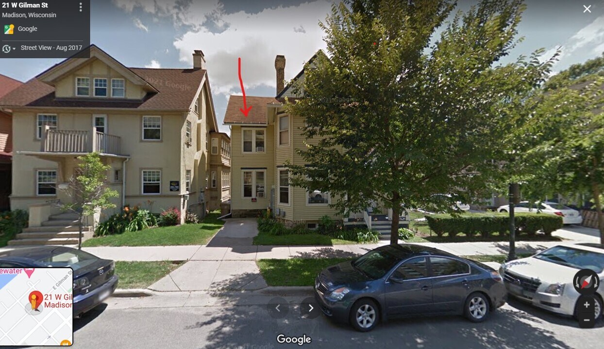 21 W Gilman St in Madison, WI - Building Photo