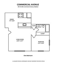 Commercial Avenue in Madison, WI - Building Photo - Floor Plan