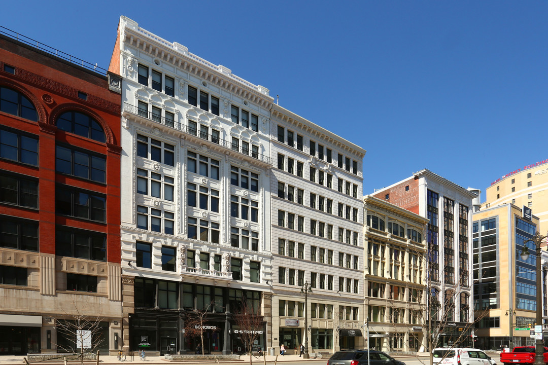 Lofts at Merchants Row Exp (Valpey/Pep Bldg) in Detroit, MI - Foto de edificio