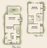 Spruce - 2 Bedrooms 1.5 Bath from $2250 - 1 a 2 Dormitorio desde $1150 a $2250 - The Pines at Pinehurst Apartamentos in Denver, Colorado